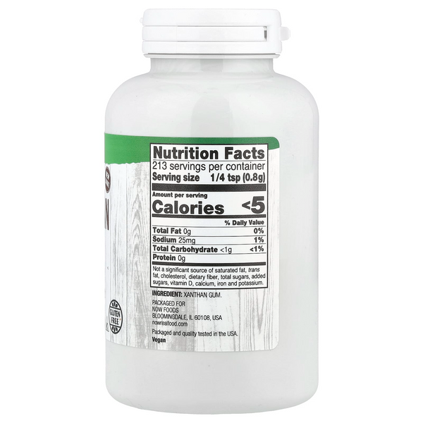 Now Foods, Ксантанова камедь чиста і натуральна, 6 унцій (170 м) NOW-06199 фото