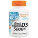 Doctors Best, Витамин D3 (Best Vitamin D3), 5000 МЕ, 360 мягких таблеток DRB-00250 фото 1