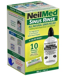 Сольовий розчин для промивання носа NeilMed Sinus Rinse XL 10 пакетиків Sinus Rinse XL фото