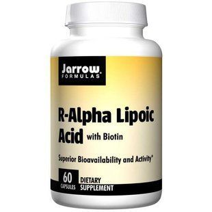 Jarrow Formulas, R-Альфа-липоевая кислота, биотин, 60 капсул JRW-20039 фото