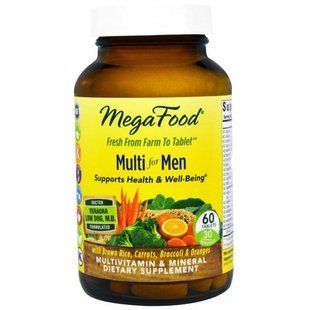 MegaFood, Мультивитамин для мужчин, 60 таблеток MGF-10319 фото