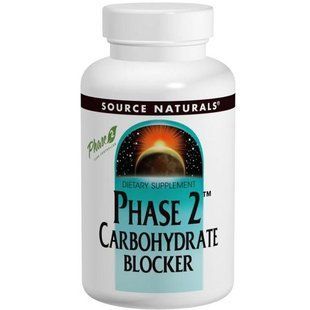 Source Naturals, Блокировщик углеводов, стадия 2, 500 мг, 60 таблеток SNS-01560 фото