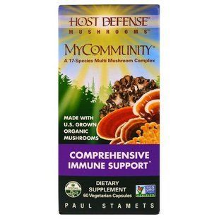 Fungi Perfecti, Host Defense, MyCommunity, 60 NP Caps FPI-03812 фото