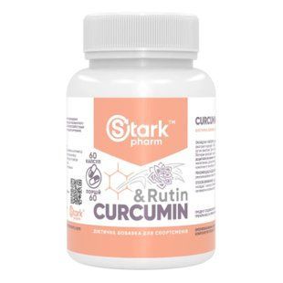 Curcumin & Rutin 500mg - 60caps 100-10-6476964-20 фото
