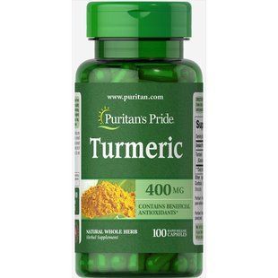 Turmeric 400 mg - 100 Capsules 100-31-1754341-20 фото