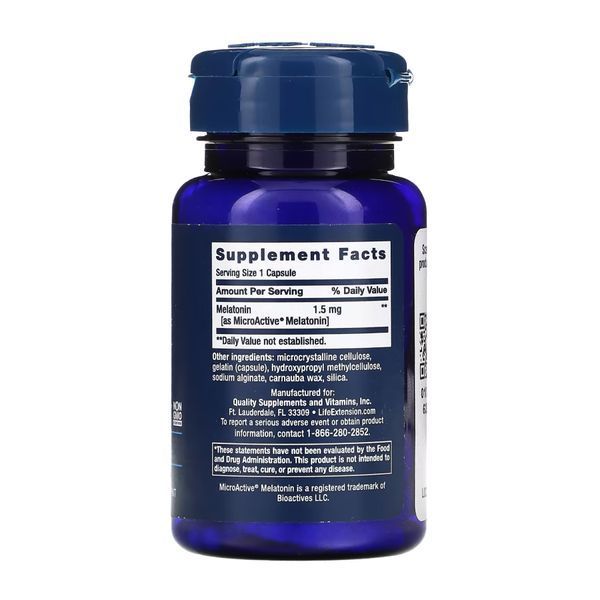 Melatonin IR/XR - 60 caps 2023-10-3412 фото