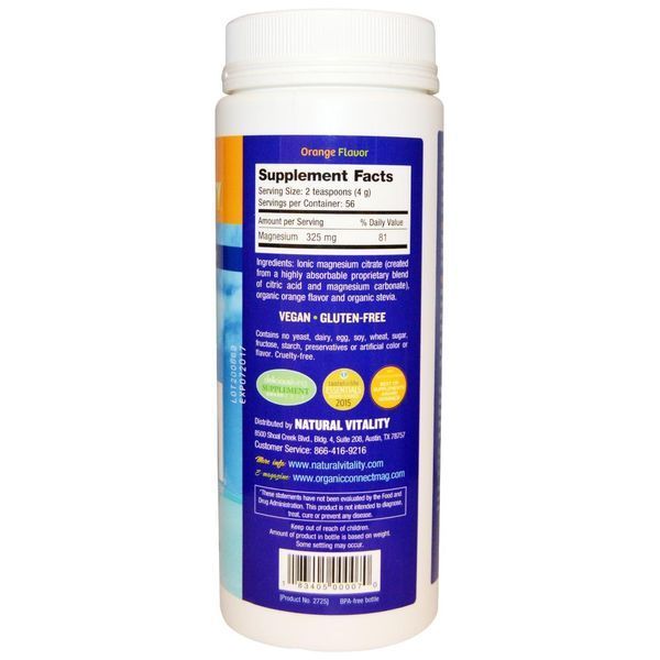 Natural Vitality, Естественное спокойствие, Антистрессовый напиток, Вкус апельсина, 8 унций (226 г) PTG-00007 фото