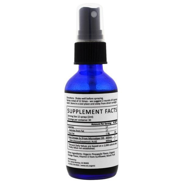Ora, Nothing Fishy Here Micro Algae Omega-3 Spray, 2 fl oz ORA-90317 фото