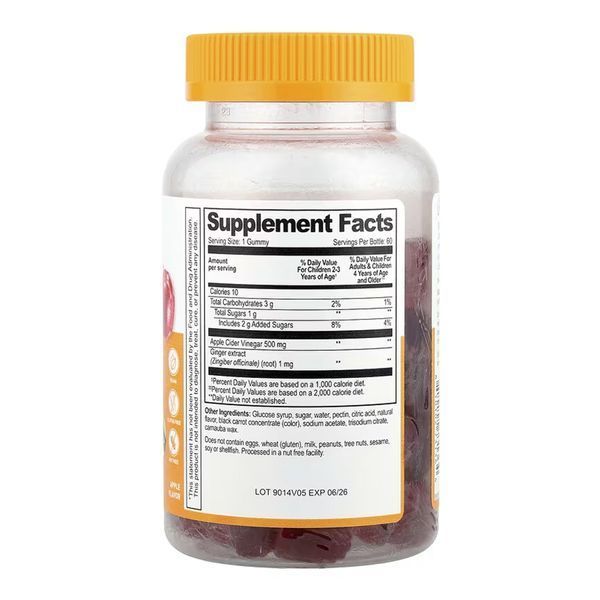 Apple Cider Vinegar with the Mother Kids - 60 gummies 2023-10-7257 фото
