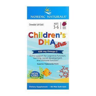Children's DHA Xtra - 90 mini softgels 2023-10-5961 фото