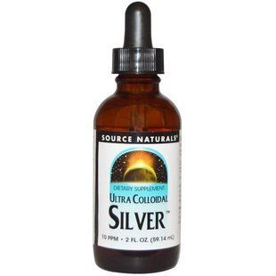 Source Naturals, Коллоидное серебро Ultra, 10 ЧНМ, 2 жидких унции (59,14 мл) SNS-00220 фото