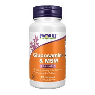 Glucosamine & MSM - 60 caps 2023-10-3796 фото