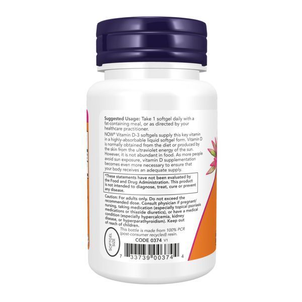 VIT D-3 5000 IU - 30 sgels 2023-10-3275 фото