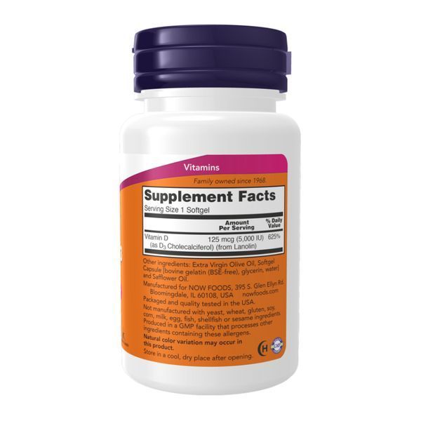 VIT D-3 5000 IU - 30 sgels 2023-10-3275 фото