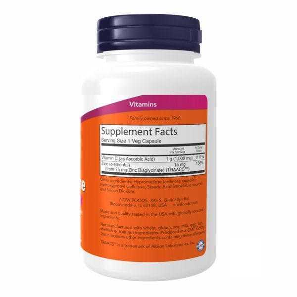 C-1000 Zinc Immune - 90 vcaps 2022-10-0017 фото