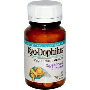 Wakunaga - Kyolic, KyoDophilus, 60 Chewable Tablets WAK-60031 фото