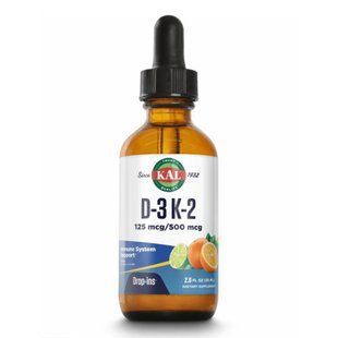 D3 K2 DropIns 125mcg - 2 oz Citrus (Затертая дата) 2023-10-7767 фото