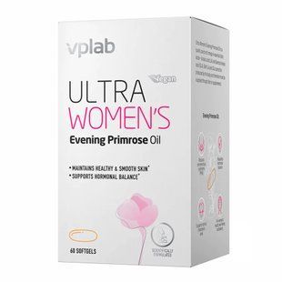 Ultra Women's Evening Primrose oil - 60 softgels 2022-10-0284 фото