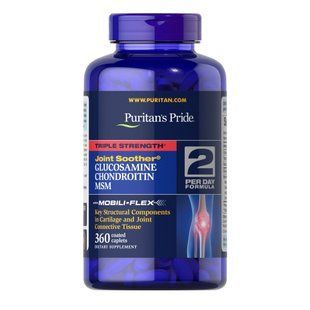 Glucosamine Chondroitin MSM Triple Strength - 360 caplets 100-56-1933503-20 фото