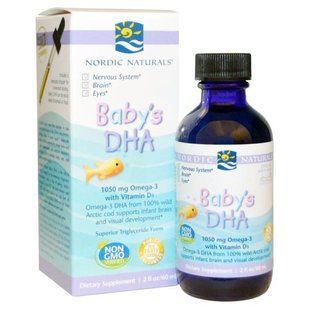 Nordic Naturals, Nordic Naturals, ДГК для детей с витамином D3, 2 жидких унций (60 мл) NOR-53787 фото