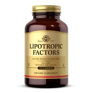 Lipotropic Factors - 100 Tabs (Повреждена банка) 2023-10-7919 фото