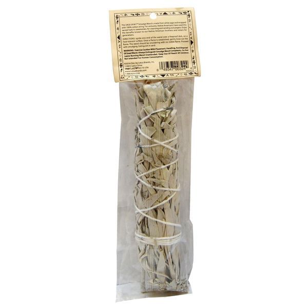 Sage Spirit, Native American Incense, белый шалфей, 6-7 дюймов SGS-00324 фото