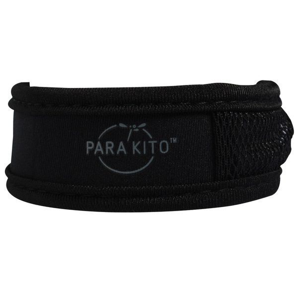 Parakito, Браслет с репеллентом от комаров + 2 гранулы, черный PKT-00004 фото