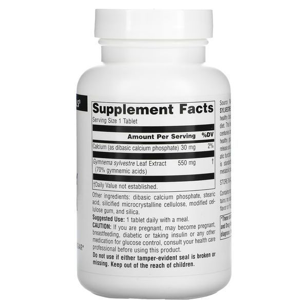Джимнема лесная Source Naturals, 550 мг, 120 таблеток SNS-02153 фото