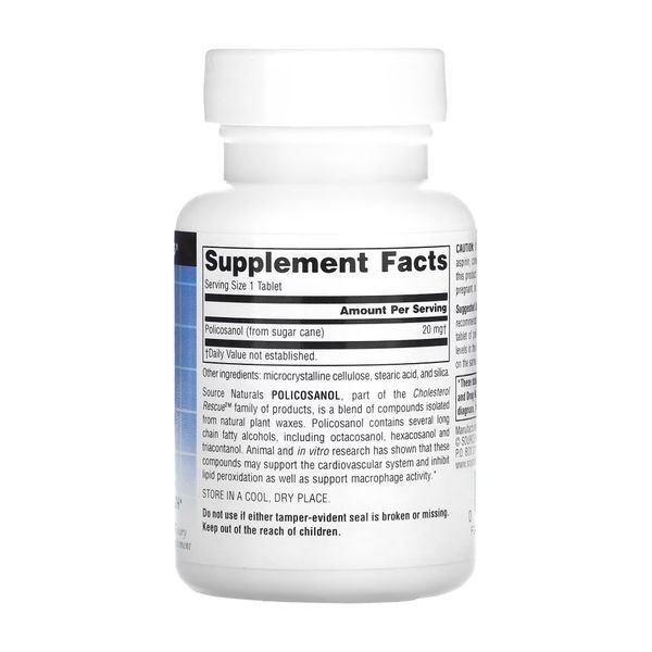 Policosanol 20mg - 60 tabs 2023-10-2698 фото