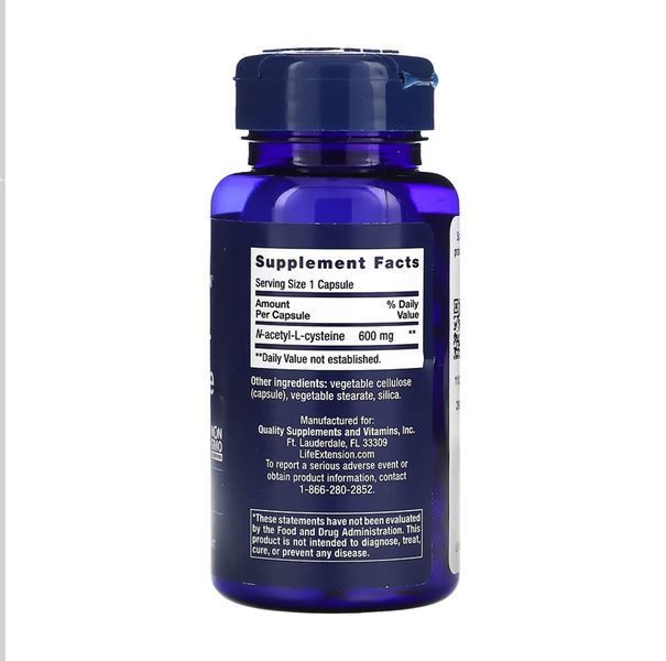 N-Acetyl-L-Cysteine (NAC) 600mg - 60 caps (До 10.26) 2024-11-0066 фото