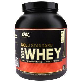 Optimum Nutrition, Золотой стандарт, 100% сыворотка, кофе, 5 фунтов (2.27кг) OPN-02721 фото