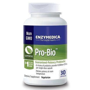 Enzymedica, Pro-Bio, пробіотик гарантованого дії 30 капсул ENZ-25110 фото