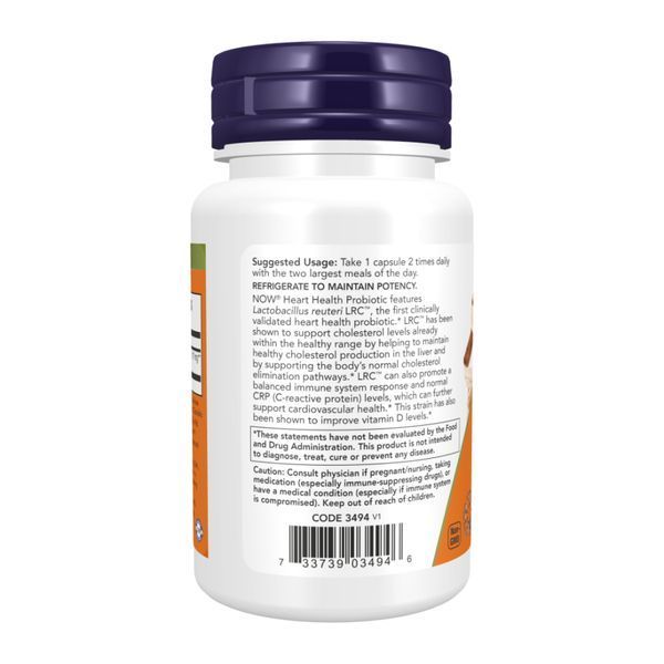 Clinical Heart Health Probiotic - 60 vcaps 2023-10-2826 фото