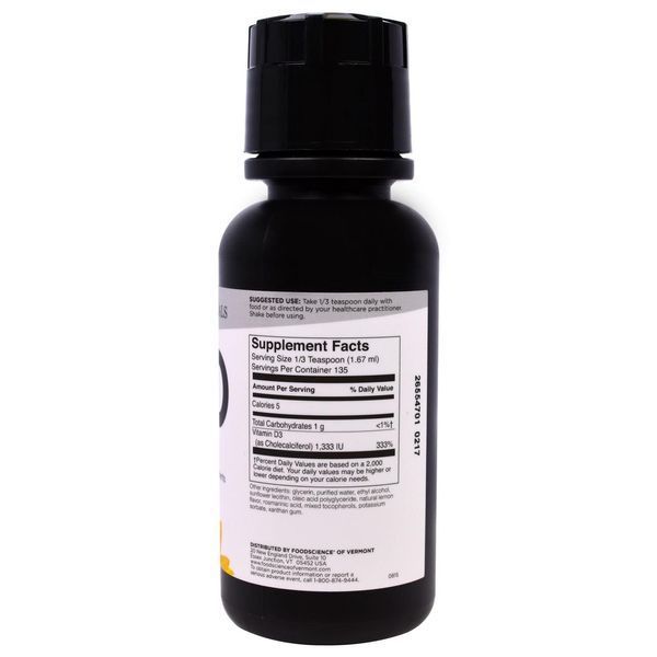 FoodScience, Advanced Naturals, Ультра D, 7,61 унции (225 мг) FDS-00524 фото