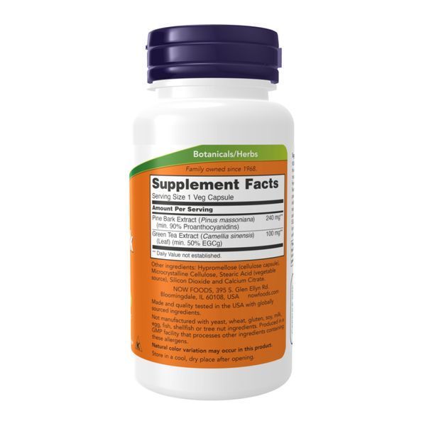 Pine Bark Extract 240mg - 90 caps (До 10.26) 2024-11-0139 фото