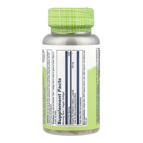 Oil of Oregano 150mg - 60 softgels 2023-10-6759 фото