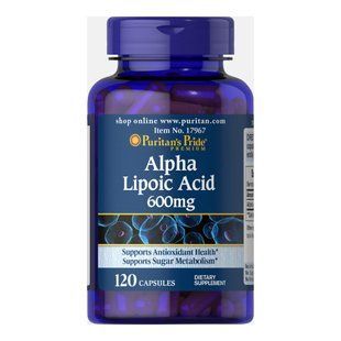 Alpha Lipoic 600mg - 30caps 2022-09-0448 фото