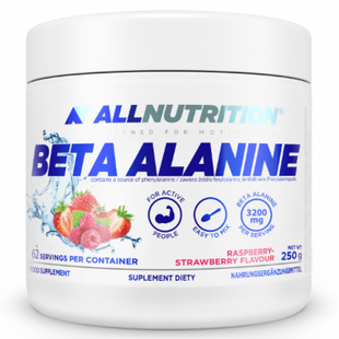 Beta Alanine - 250g Raspberry Strawberry 100-88-4042216-20 фото