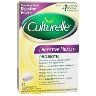 Culturelle, Пробіотики для здорової травної системи, 30 капсул для щоденного прийому CTL-40009 фото