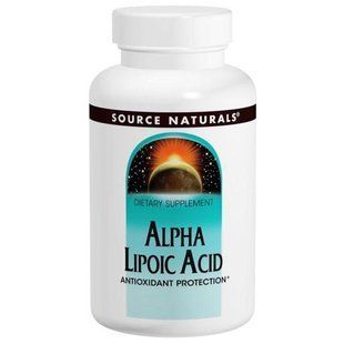 Source Naturals, Альфа-ліпоєва кислота, 300 мг, 60 капсул SNS-01764 фото
