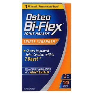 Остео Bi-Flex, Glucosamine Chondroitin with 5-Loxin Advanced Joint Care, Потроєна сила, 120 каплетов OBF-03578 фото