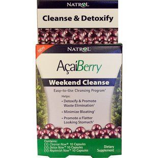 Natrol, Диетическая добавка AcaiBerry, суперфуд асаи и зеленый чай, 60 вегатарианских капсул NTL-05508 фото