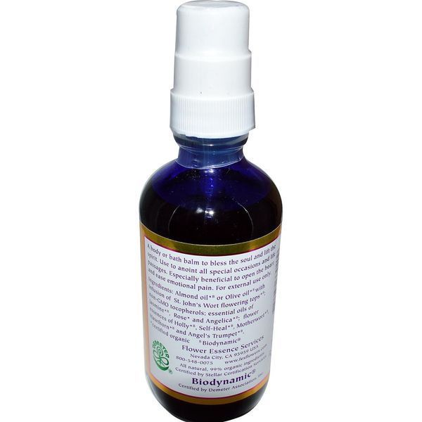 Flower Essence Services, Benediction (Благословение), масло из лекарственных трав и цветов, 4 жидких унции (120 мл) FES-33040 фото