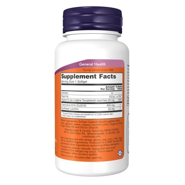 CoQ10 400mg - 30 softgels 100-49-1473910-20 фото