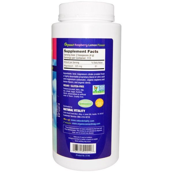Natural Vitality, Натуральное успокоительное, напиток анти-стресс, со вкусом малины-лимона, 16 унций (453 г) PTG-00011 фото