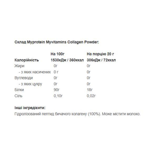 Collagen Powder - 600g Unflavoured 2023-10-3732 фото
