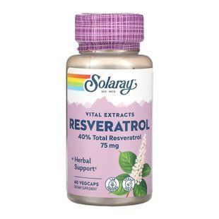Resveratrol 75mg - 60 vcaps 2023-10-6761 фото