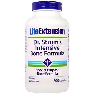 Life Extension, Dr. Strums Intensive Bone Formula, 300 Capsules LEX-15060 фото