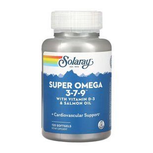 Super Omega 3-7-9 - 120 softgels 2023-10-6970 фото