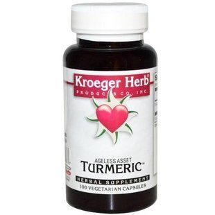 Kroeger Herb Co, Куркума, 100 рослинних капсул KHC-10083 фото